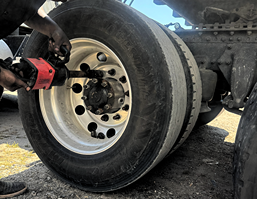 Truck tire service